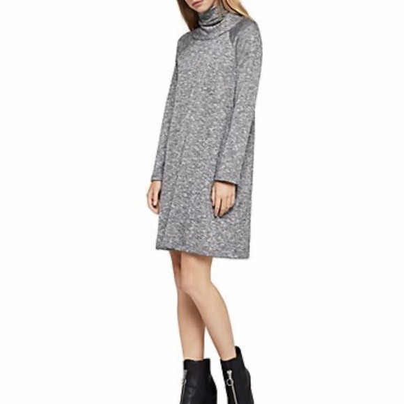 BCBGeneration Turtleneck
Tweed Sweater Dress, gray - Picture 2 of 4